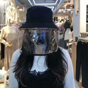 Customized Protective Cap Anti-droplet Saliva Windblown Sand Cap Isolated Eye Protection Transparent Fisherman's Cap