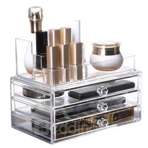 Environment Friendly Acrylic Material 23.9*15.5*18.8cm Storage Boxs