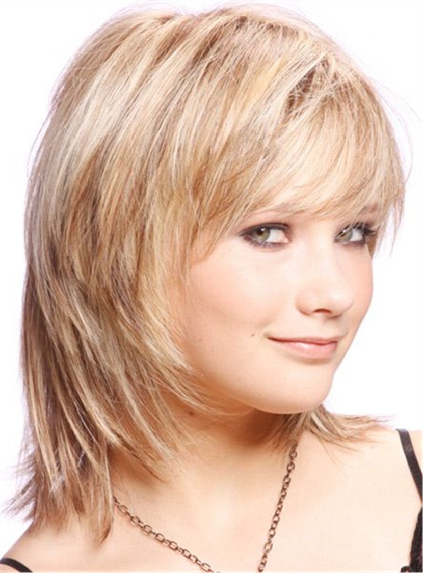 Cute Short Layered Blonde Haircut Synthetic Hair Capless Wigs 10 Inches - Image 8