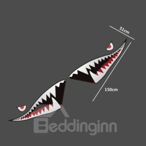 New Fashion Shark Style Design Popular 1-Pair Creative Car Sticker