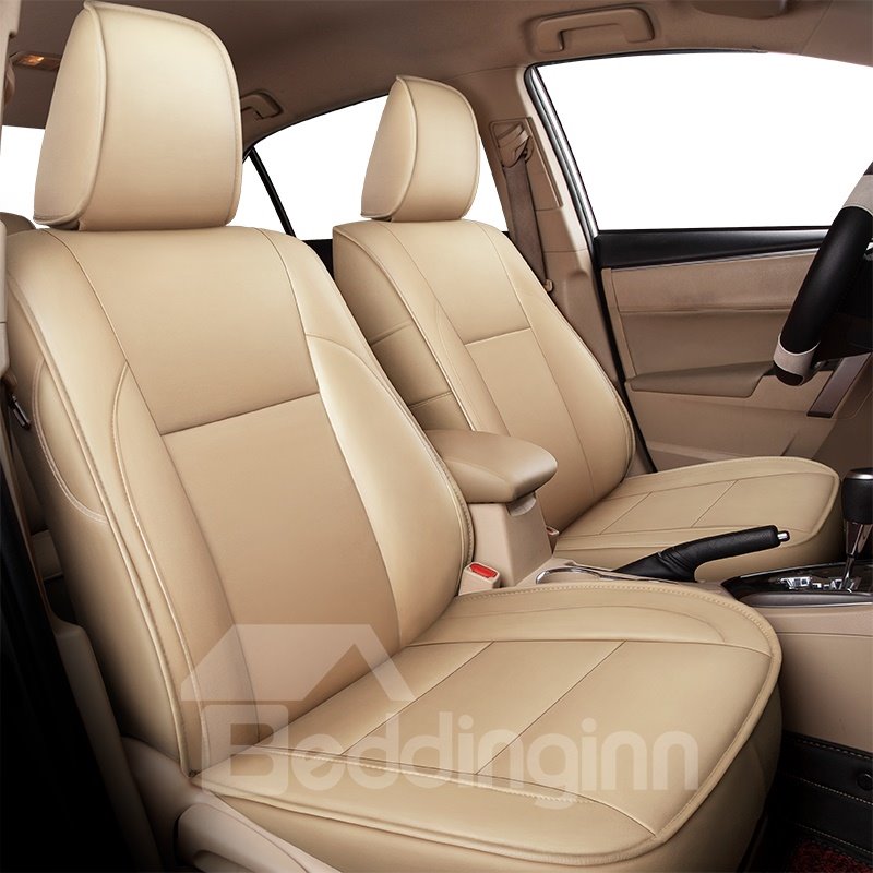 Plain Pattern Simple Style PVC Leather Custom Car Seat Cover - Image 5