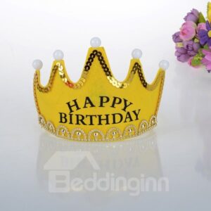 Simple Style Shining Baby Birthday Hat Decoration