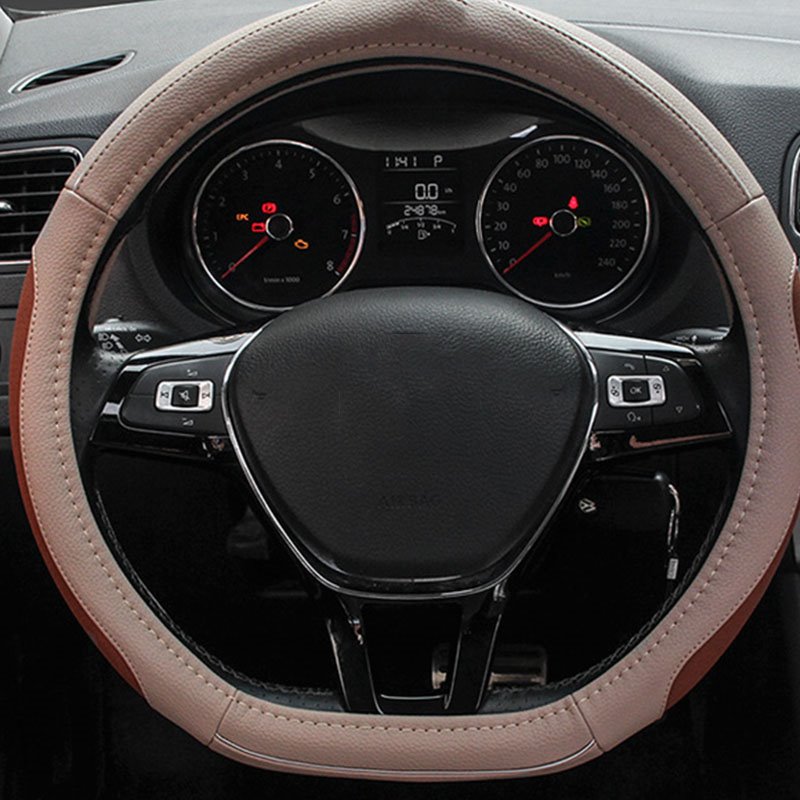 Steering Wheel Covers New Car Flat-Bottomed Steering Wheel Sleeve All seasons Are In Common Use Type D Anti-skid Wear-resistant Dirt-resistant Durable And Breathable Not Hurt Hands - Image 3