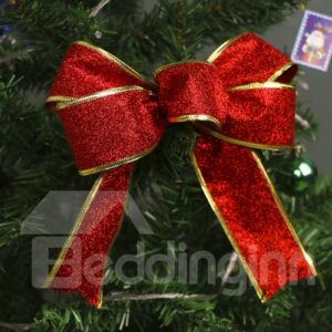 Christmas Ribbon Bows Tree Decorations and Party Decorative