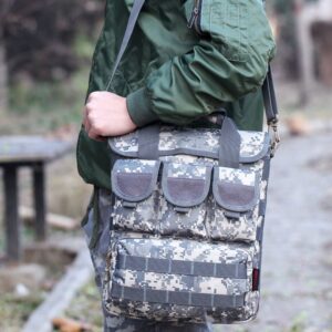 Unisex One-Shoulder Mountaineering Bags Tactical Fashion Outdoor Sports Bag Hiking Bag Fishing Travel Photography Backpack