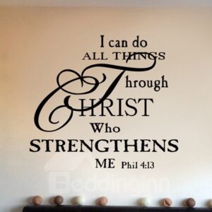 Simple Style Letter Pattern Home Decorative Wall Sticker