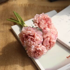 Peony Artificial Flowers Vintage Silk Flower Bouquets for Home Decoration Wedding Party Garden Bar Festival Holiday