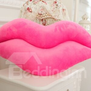 Original Special and Sexy Red Lips Pattern Back Curshion