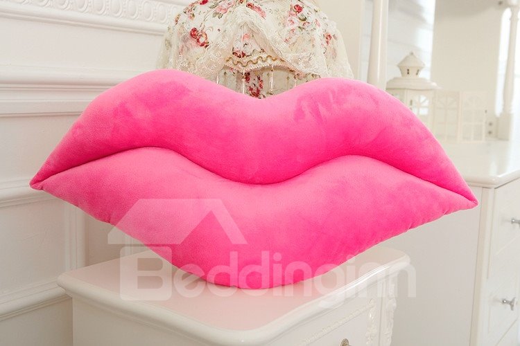 Original Special and Sexy Red Lips Pattern Back Curshion