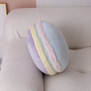 Macaron Pillow Cartoon Food Shape Pillow Sofa Cushion Cute Pillow