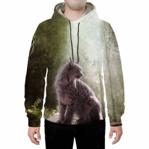 3D Print A Leopard in the Forest Hoodie Sweatshirts Sweatpants Tracksuits Streetwear Sets Casual Print Spring Fall Winter Men's Outfit