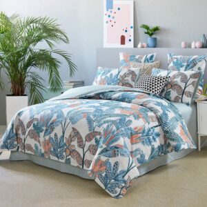 Polyester Spring Leaves Four-Piece Set Reactive Printing Duvet Cover Set Polyester Bedding Sets