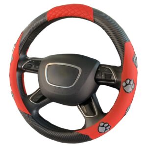 Microfiber Leather Material Prevent Slippery And Wear-Resisting Not Hurt The Hands All Seasons Universal Car Steering Cover