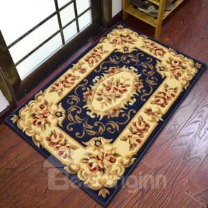 European Style High-Grade Imitation Wool Cut Flower Area Rugs