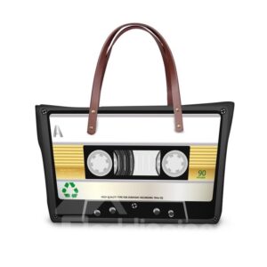 Radio Type Waterproof 3D Printed Shoulder Handbag