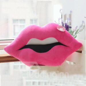 Multicolor Choice Lips Shape Plush Throw Pillows