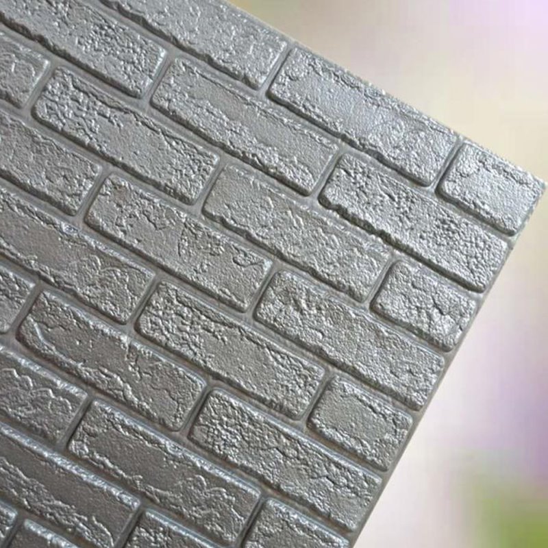 3D Tile Brick Wall Stickers Soft Foam Self Adhesive Wall Sticker Waterproof Anti-Collision Panel Decor - Image 3