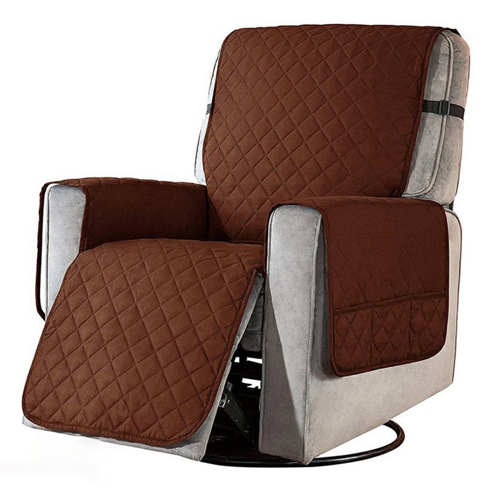 Sofa Slipcover Recliner Chair Cover Non-Slip Fabric Couch Cover for Living Room Washable Furniture Protector for Pets Kids Children Dog Cat - Image 18