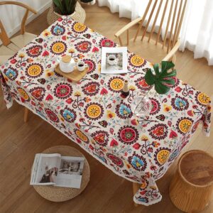 Modern Style Cotton Waterproof Anti-Fouling Tablecloth Set