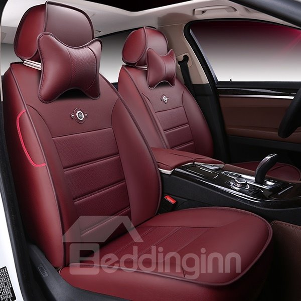 Classic and Durable PU Leather Material Fit Seven Seats Custom Fit Seat Covers - Image 5