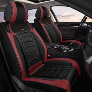 Car Seat Covers Full Coverage Breathable Polyester Fiber Material Wear-resistant Durable Skin-friendly Airbag Compatible  Auto Interior Accessories 5-seater Universal Fit Seat Covers Suitable For Truck Van SUV