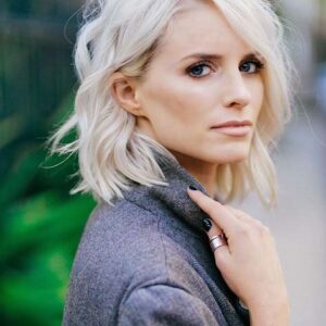 Lace Front Cap Human Hair Wavy 12 Inches 120% Wigs Heat Resistant Natural Looking Daily Party Wigs Cosplay Wigs with Natural Bangs with Free Wig Cap