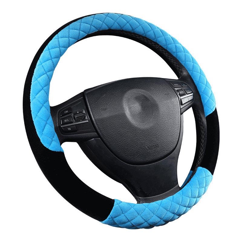 Car Winter Steering Wheel Cover Four Seasons Plush Handle Cover