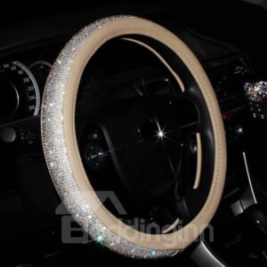 Sparkling Rhinestone Steering Wheel Cover