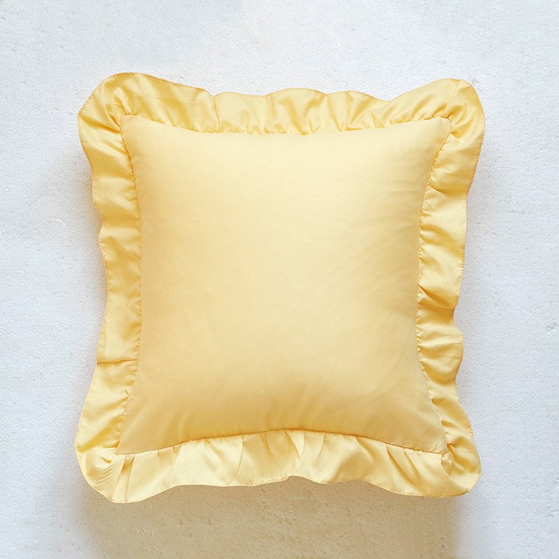 Pillow Covers Square Cushion Cases Chic Vintage Lace Bed Pillowcases 18x18 inches 1 Pack - Image 3