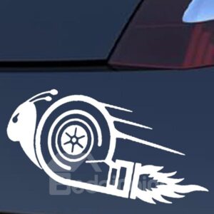Funny Cartoon Characters The Snail Is Flying Hot Popular Car Sticker