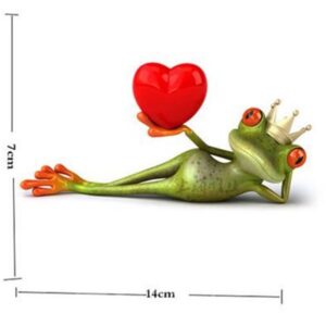 The Sleeping Beauty Frog Car Sticker