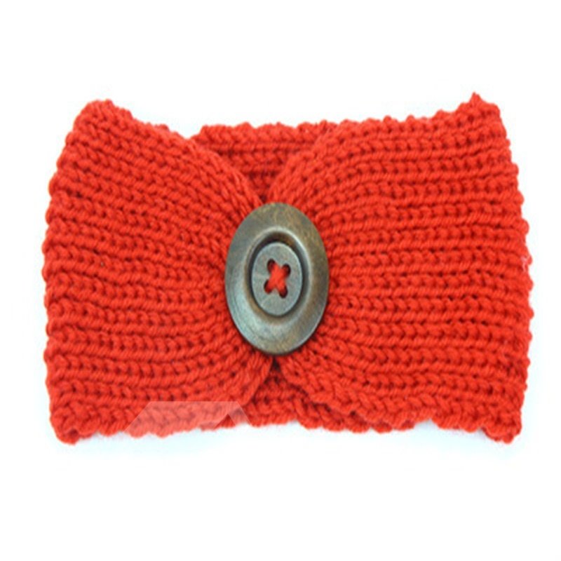 Button Decoration Acrylic Simple Multi-Color 1-Piece Baby Hair Band - Image 8