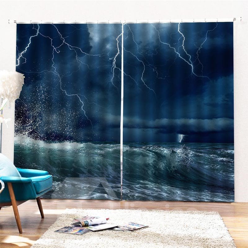 Beddinginn Ultraviolet-Proof Modern Sea Curtains/Window Screens - Image 4