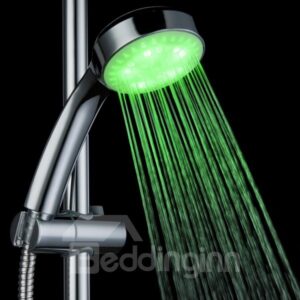 High Quality Three Color Changing by Temperature Head Shower