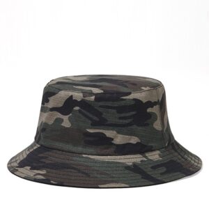Summer Camouflage Bucket Hat For Men Women Sun UV Protection Outdoor Hiking Fisherman Hats Reversible Double-Side-Wear Sun Caps