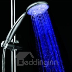 A Grade ABS Chrome Finish Color Changing LED Hanldheld  Shower head