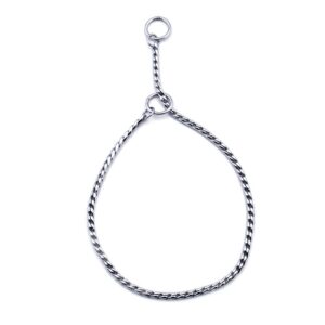 Heavy Duty Snake Chain Choke Metal Collar for Dogs