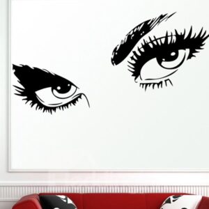 Simple Black Eyes Pattern Home Decorative Wall Sticker