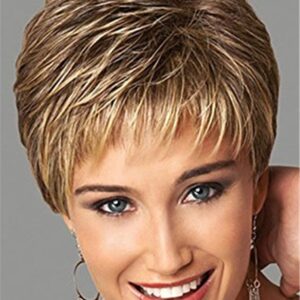 Short Cut Choppy Layered Human Hair Capless Wigs