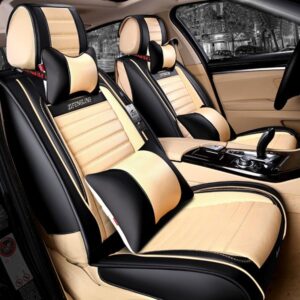Only 5 Left In Stock Waterproof Seat Covers Full Set Modern Design Split Bench and Airbags Compatible Universal Fit for Auto Truck Van SUV