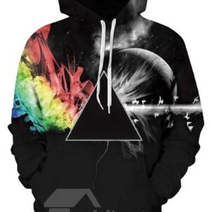 Cool Long Sleeve Creative Pattern 3D Painted Hoodie