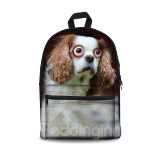 3D Pattern Big Eyes Dog School Outdoor for Man&Woman Backpack