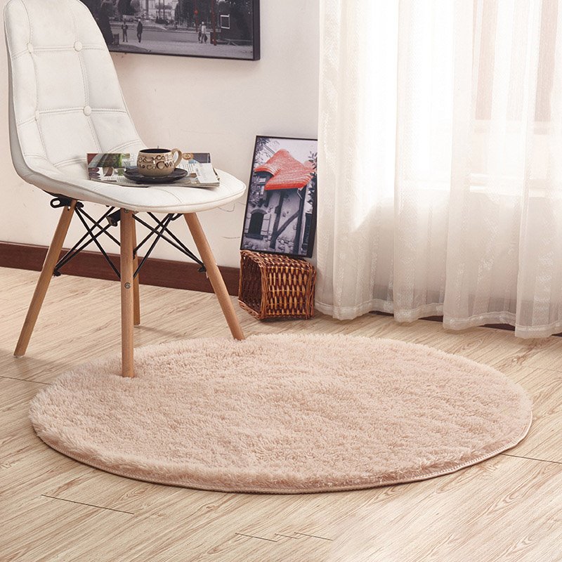 Fluffy Shaggy Large Rugs Anti-Slip Round Soft Carpet Mat Floor Living Room Bedroom Rug - Image 37