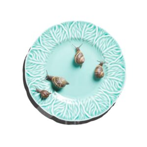 3D Green Dish Snails Pattern Removable Mouse Pad Desk Stickers
