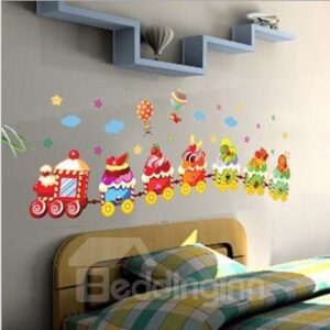 New Arrival Ice Cream Train Wall Stickers