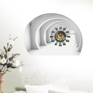 Amazing 4-Dimensional Space 3D Sticker Wall Clock