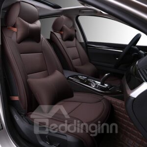Business Style Solid Color Luxury Soft Custom Car Seat Covers