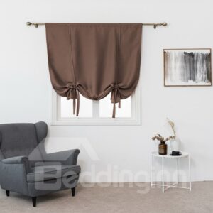 Plain Style Pure Color Shade Different Length Window Shade