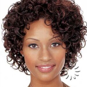 New Short Curly Capless Synthetic Hair Wig 10 Inches