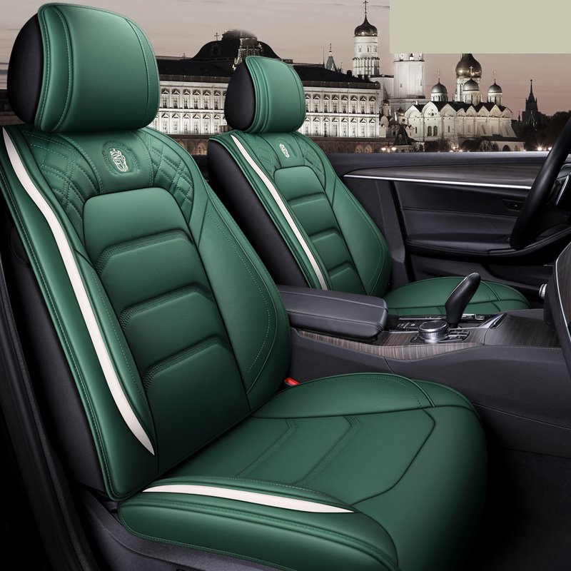 Sport Style 5 Seater Full Coverage Universal Fit Seat Covers High Quality Leather Material Wear Resistant and Durable £¨Ford Mustang and Chevrolet Camaro are Not Suitable£© - Image 5